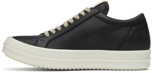 Rick Owens Black Low-Top Sneakers
