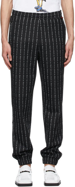 NAPA by Martine Rose Black M-Messina Lounge Pants - Napa par Martine Rose Black M-Messina Salon Pants - 마르틴 로즈 블랙 M-Messina 라운지 바지에 의한 나파