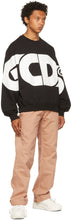GCDS Black Macro Logo Sweatshirt