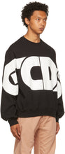 GCDS Black Macro Logo Sweatshirt