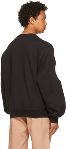 GCDS Black Macro Logo Sweatshirt