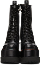 R13 Black Medium Platform Boots
