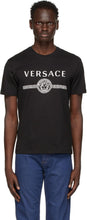 Versace Black Medusa Logo T-Shirt - T-shirt Versace Noir Medusa Logo - 베르사체 블랙 메두사 로고 티셔츠