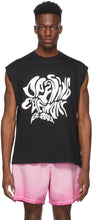 Opening Ceremony Black Melted Logo Tank Top - Cérémonie d'ouverture Black fondu Logo Débardeur - 개회식 검정 녹은 로고 탑 탑