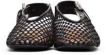 Toga Pulla Black Mesh Ballerina Slippers