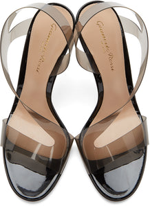 Gianvito Rossi Black Metropolis 105 Heeled Sandals