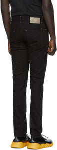 Fendi Black Micro FF Jeans