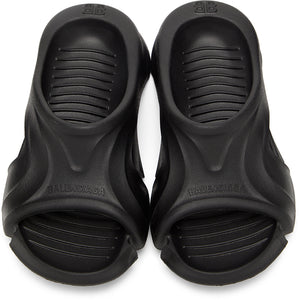 Balenciaga Black Mold Slide Sandals