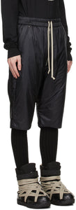 Rick Owens Black Moncler Edition Down Pod Belas Shorts