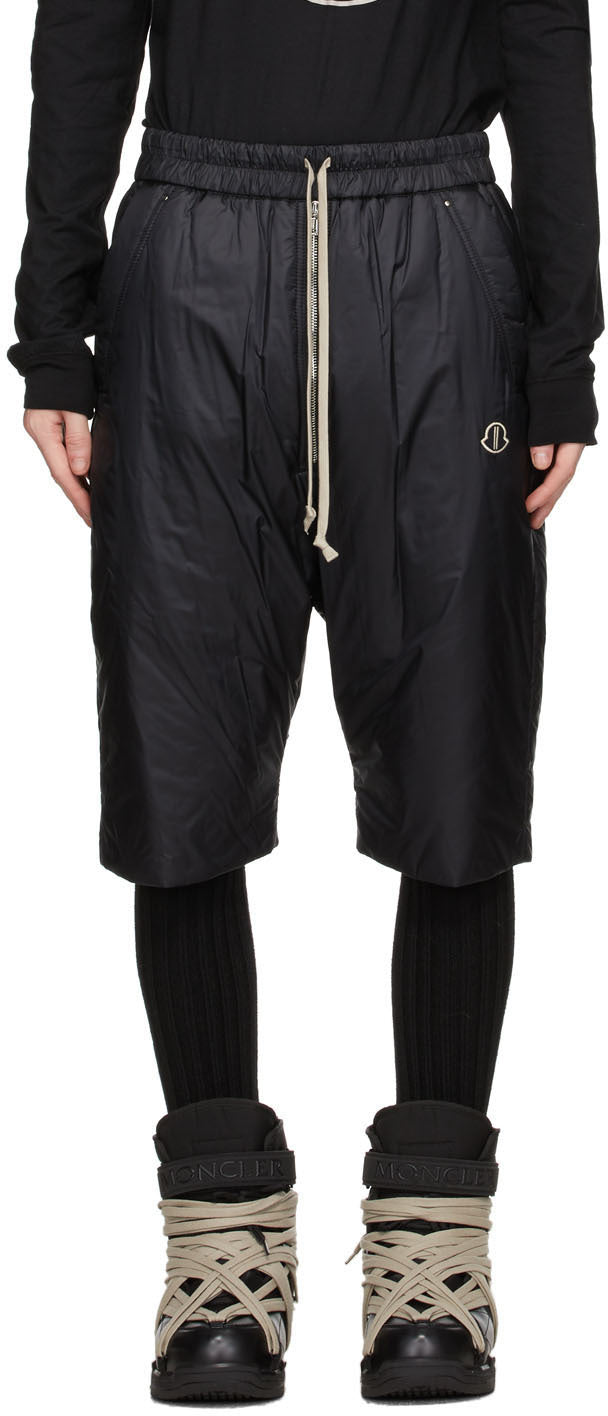 パンツ Moncler x Rick Owens shorts Shorts Rick Owens Moncler x Long Boxers Shorts MU02C8H01-999