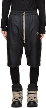 Rick Owens Black Moncler Edition Down Pod Belas Shorts - Rick Owens Black Moncler Edition Down Pod Belas Shorts - Rick Owens 블랙 몬 클러 판 아래로 포드 벨라스 반바지