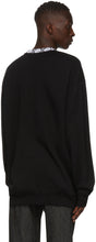 Acne Studios Black Motif Mock Neck Sweatshirt