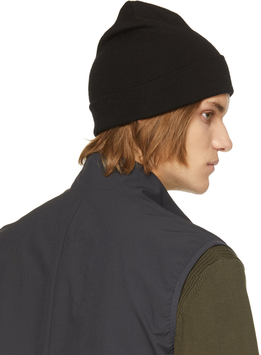 Norse Projects Black Norse Top Beanie