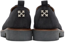 Off-White Black Nubuck Cross Derbys