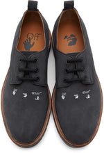 Off-White Black Nubuck Cross Derbys