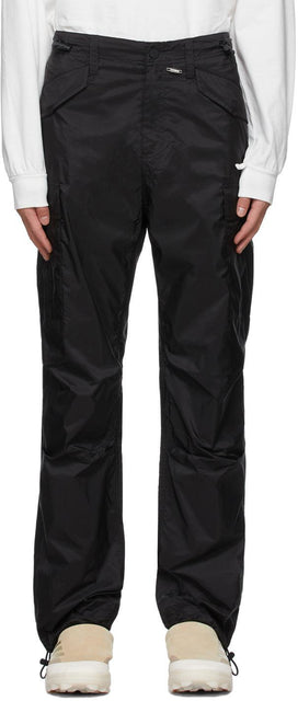 032c Black Nylon Cargo Pants - Pantalon de cargaison nylon noir 032C - 032c 검은 나일론화물 바지