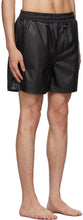 032c Black Nylon Swim Shorts