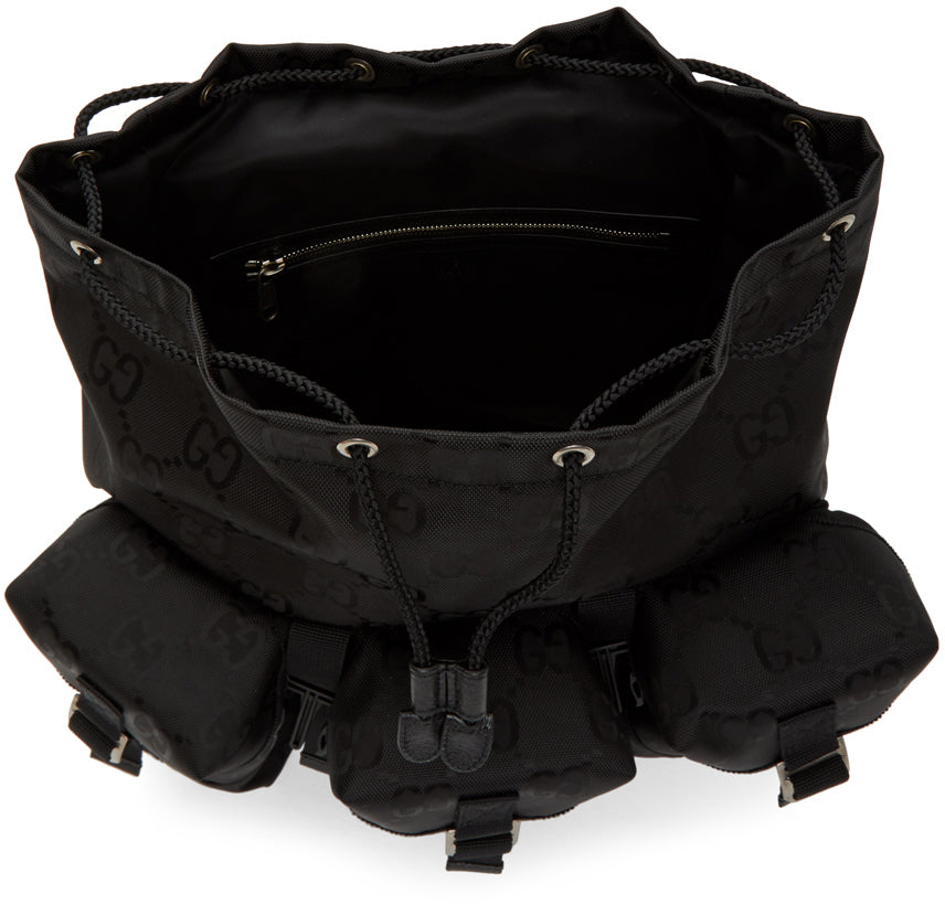 Gucci Black Off The Grid GG Eco Backpack