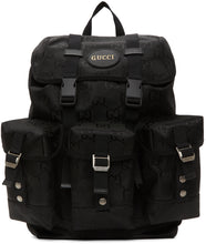 Gucci Black Off The Grid GG Eco Backpack - Gucci Black Off the Grid GG Eco Backpack - Gucci는 그리드 GG 에코 배낭을 검게합니다