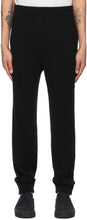 The Row Black Olivier Lounge Pants - La rangée des pantalons de salon olivier noir - 행 검은 올리비에 라운지 바지