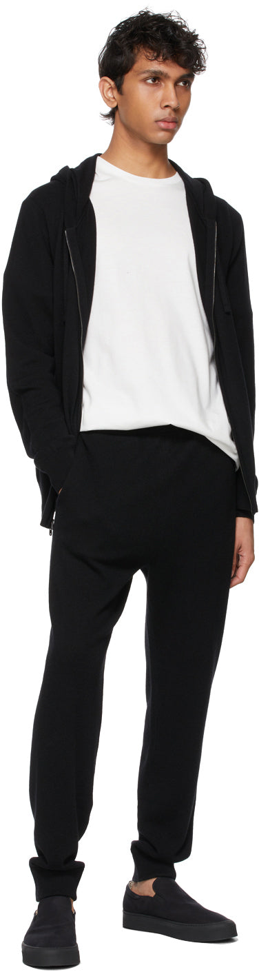 The Row Black Olivier Lounge Pants