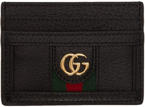 Gucci Black Ophidia Card Holder