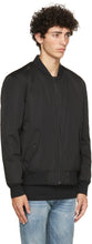 Hugo Black Padded Boris2121 Bomber Jacket