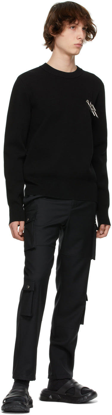 Givenchy Black Padlock Sweater