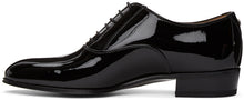 Gucci Black Patent Double G Oxfords