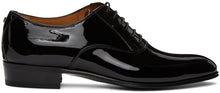 Gucci Black Patent Double G Oxfords - Gucci Noir Brevet Double G Oxfords - 구찌 블랙 특허 더블 G 옥스포드
