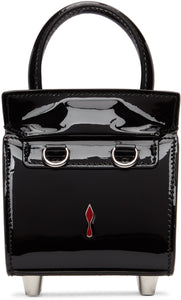 Christian Louboutin Black Patent Nano Paloma Bag