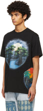 Loewe Black Paula's Ibiza Airbrush Print T-Shirt