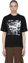 Opening Ceremony Black Pianoprint T-Shirt - T-shirt à pianoprint noire de cérémonie d'ouverture - 개회식 검은 피아 프린트 티셔츠