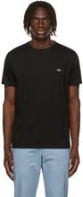 Lacoste Black Pima Cotton T-Shirt - T-shirt de coton de Pima noir Lacoste - Lacoste 검은 색 피마 코튼 티셔츠