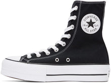 Converse Black Platform Chuck Taylor All Star High Sneakers