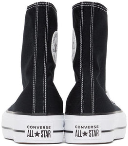 Converse Black Platform Chuck Taylor All Star High Sneakers