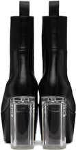 Rick Owens Black Platform Grill Kiss Boots