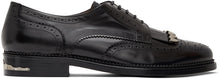 Toga Virilis Black Polished Brogues - TOGA VIRLIIS NOIR BROGUES POLIS NOIR - Toga Virilis Black Polished Brogues.