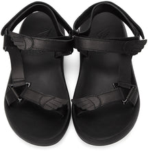 Ancient Greek Sandals Black Poria Sandals