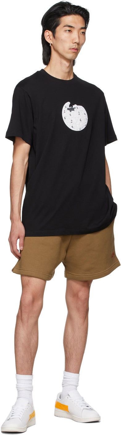 424 Black Puzzle Logo T-Shirt