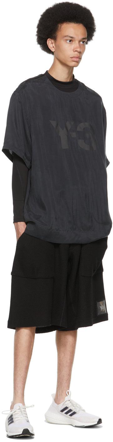 Y-3 Black Rash Guard Long Sleeve T-Shirt