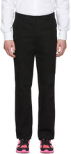 Rochambeau Black Relaxed Fit Trousers - Pantalon de Fit Noir Rochambeau Noir - Rochambeau 검은 편안한 바지를 편안하게합니다