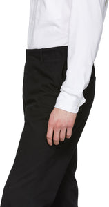 Rochambeau Black Relaxed Fit Trousers