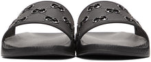 Gucci Black Rubber GG Slides