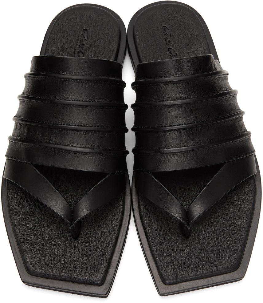 Rick Owens Black Ruhlmann Sandals