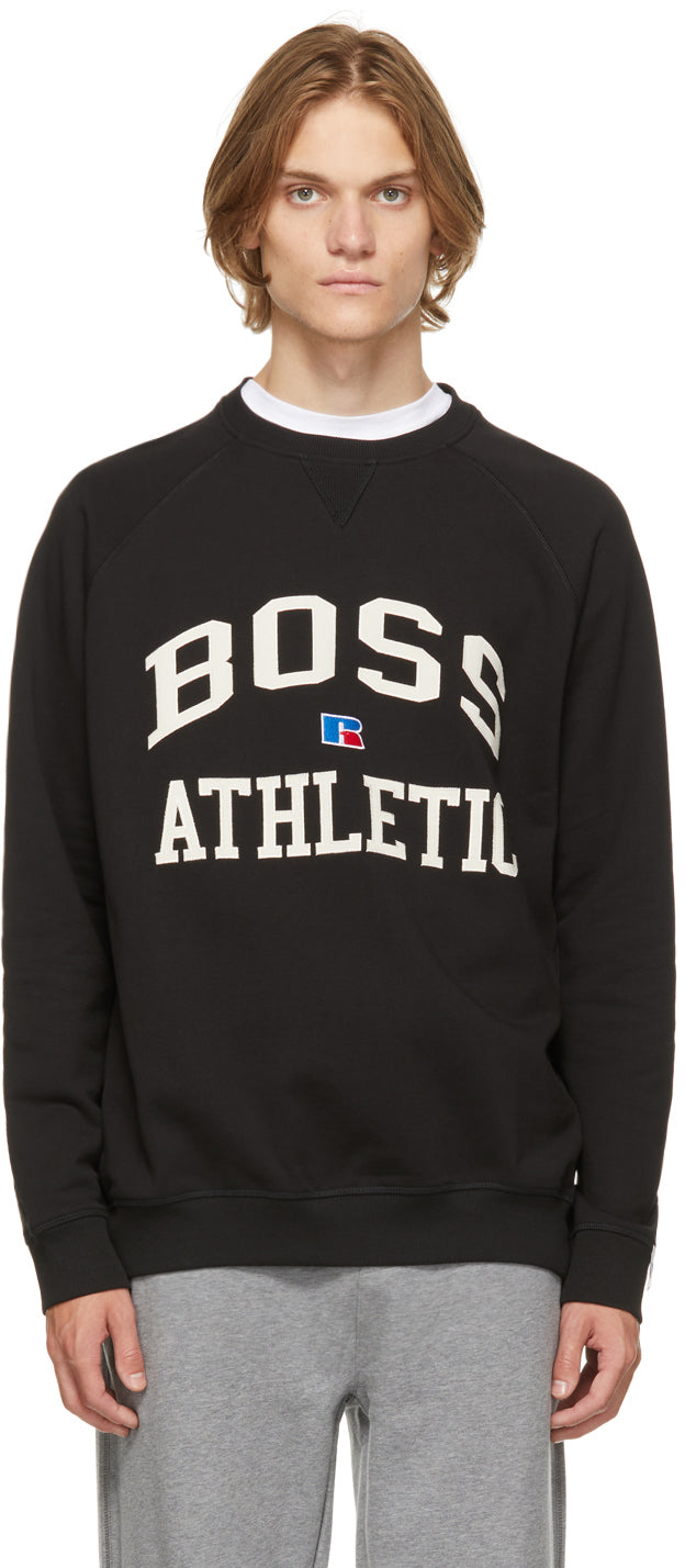 Boss Black Russell Athletic Edition Stedman Sweatshirt – BlackSkinny