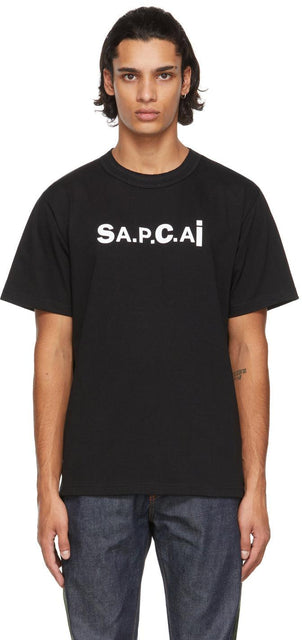 A.P.C. Black Sacai Edition Kiyo T-Shirt