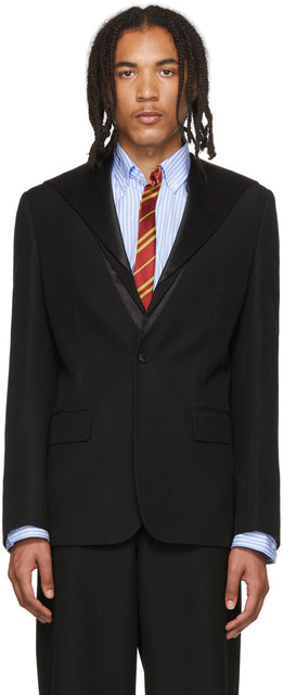 Sankuanz Black Sailor Collar Blazer - Sankuanz Black Sailor Collier Blazer - 스쿠아즈 블랙 선원 칼라 블레이저