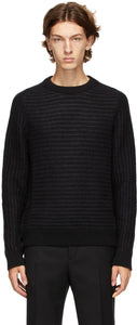 Saint Laurent Black Sailor Knit Sweater - Saint Laurent Black Sailor Knit Pull - 세인트 라이 렌트 블랙 선원 니트 스웨터