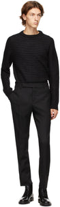 Saint Laurent Black Sailor Knit Sweater